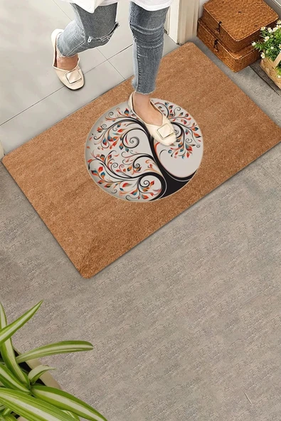 Valerine Life Dilek Ağacı Temalı Kapı Önü Paspası 45x70cm ürün görseli