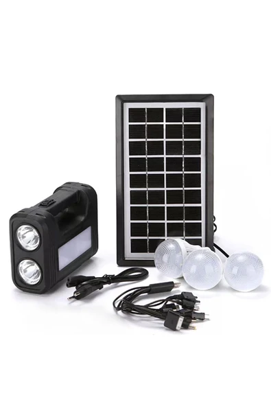 Güneş Panelli Solar Aydınlatma – Taşınabilir Güneş Enerjili Işık ve Şarj Ünitesi, Çok Fonksiyonlu