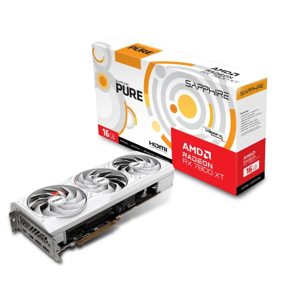 Sapphire Radeon RX7800XT Pure 16GB GDDR6 256Bit HDMI/DP Ekran Kartı