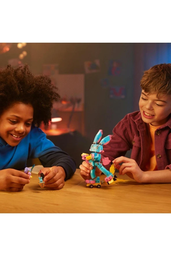 LEGO ® DREAMZzz™ Izzie ve Tavşan Bunchu 71453 - 7 Yaş ve Üzeri Oyuncak Yapım Seti (259 Parça) - Resim 4