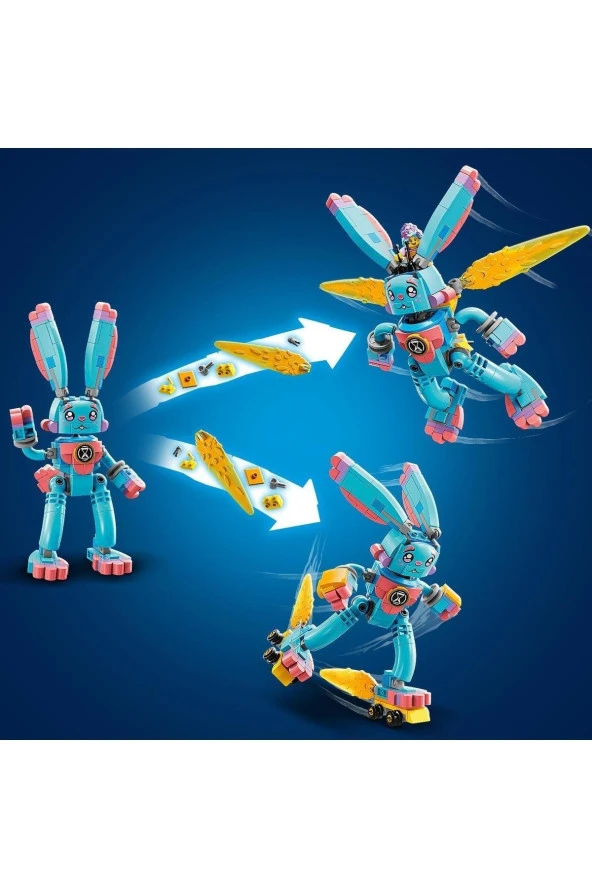 LEGO ® DREAMZzz™ Izzie ve Tavşan Bunchu 71453 - 7 Yaş ve Üzeri Oyuncak Yapım Seti (259 Parça) - Resim 10
