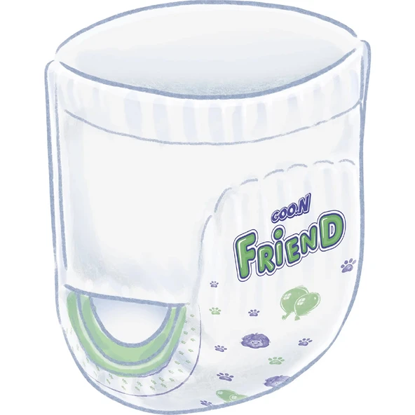 Goon Friend Külot Bebek Bezi Beden:5 (12-17KG) Junior 360 Adet Mega Fırsat Pk - Resim 5