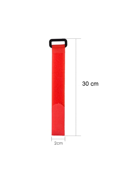 Kablo Düzenleyici Toka – Hook&Loop Kablo Toplama Bağlama Kemeri, Kanca Ters Toka 2 Adet Pratik Çözüm - 4