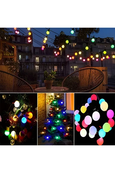 Dekoratif Led Ampul %85 Enerji Tasarruflu Ampul Isı Yapmayan E27 Duylu 3 Adet Led Ampul Yeşil - 3