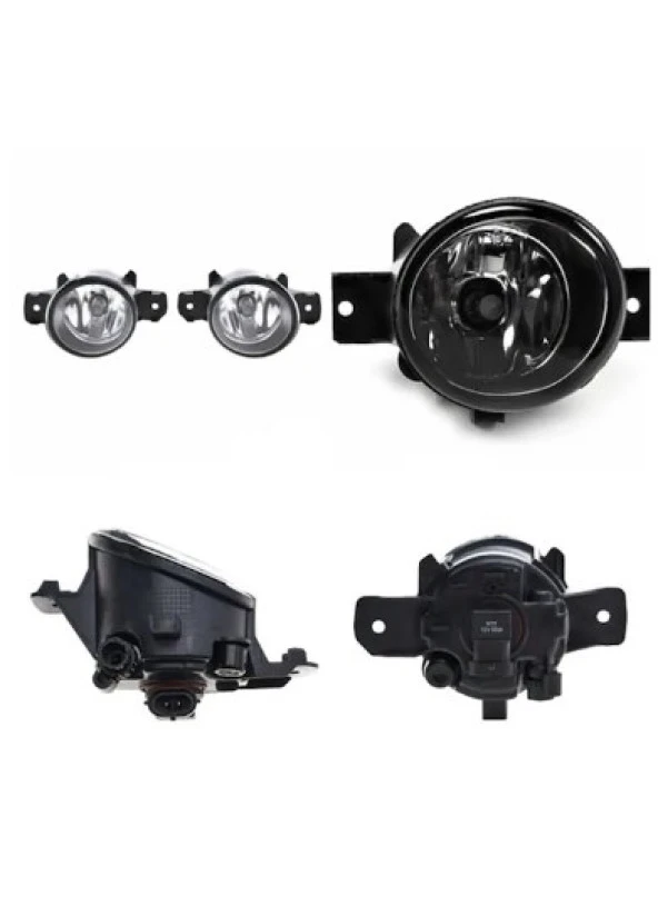 NİSSAN ALMERA SAĞ VE SOL ÖN SİS LAMBASI TAKIMI 2001-2007 AMPÜLLÜ - 3