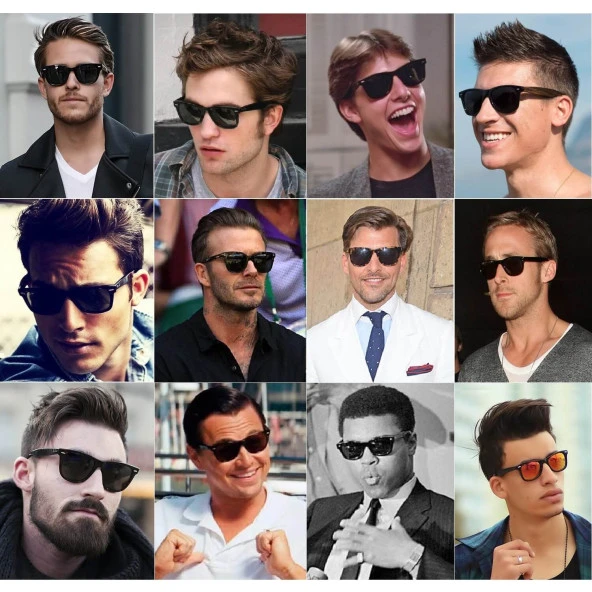 Di Caprio DC18196A Gri Aynalı Kare Model Unisex Güneş Gözlüğü - 5