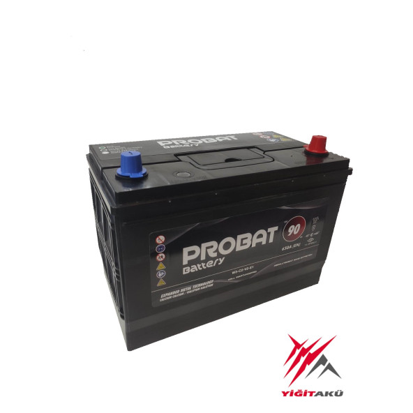 YİĞİT AKÜ PROBAT 12 V 90 AH 650A(EN) - 1