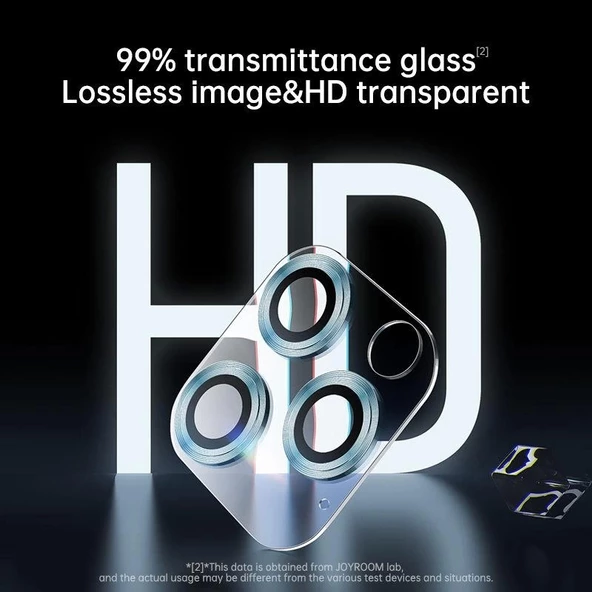 Joyroom JR-PF687 iPhone 12 Renkli Kamera Lens Koruyucu - Resim 4