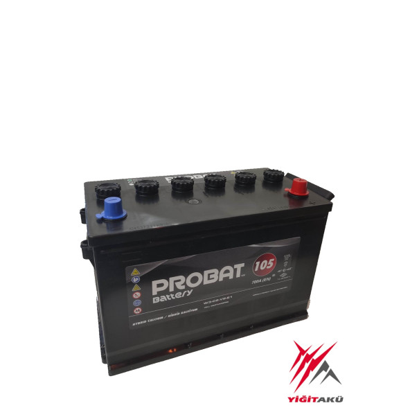 YİĞİT AKÜ PROBAT 12 V 105 AH 700A(EN) - 1