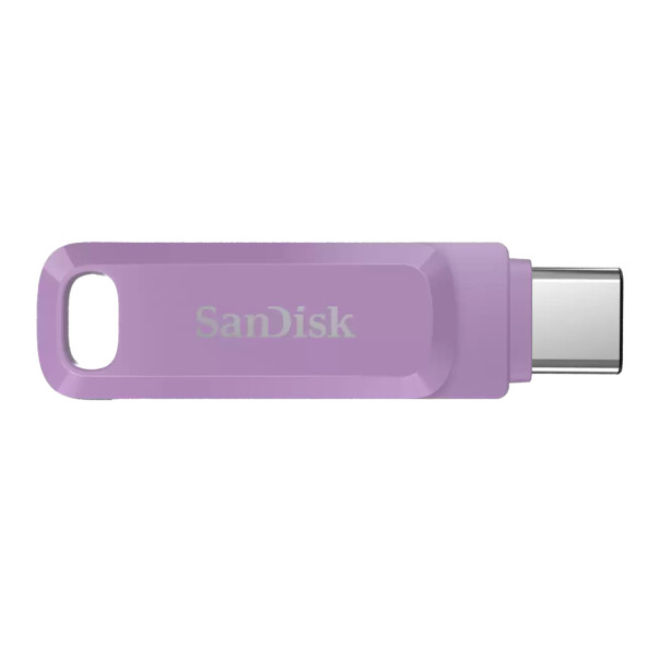 SanDisk Ultra Dual Drive Go 256GB SDDDC3-256G-G46L USB & Type-C Flash Bellek Lavanta - 3