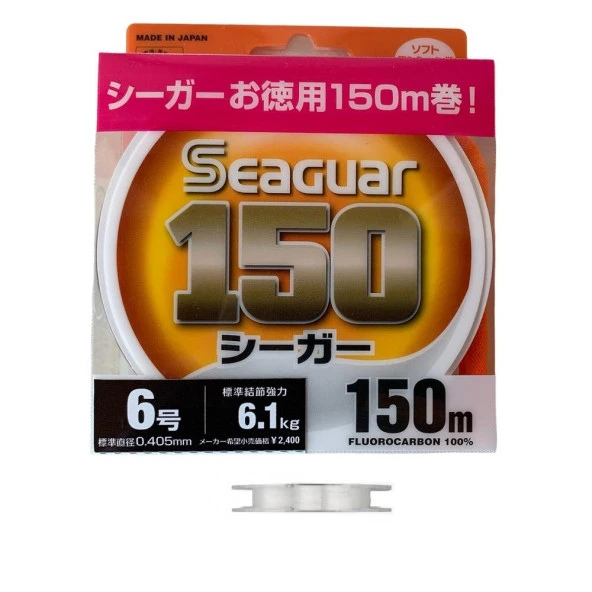 Seaguar 150 0.405mm %100 Fluoro Carbon Misina 150mt