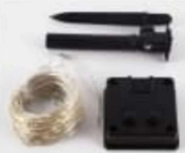 Himarry Solar Peri Led 20m 200 Led Gün Işığı Bahçe Aydınlatma Dekorasyon Güneş Enerjili - 2