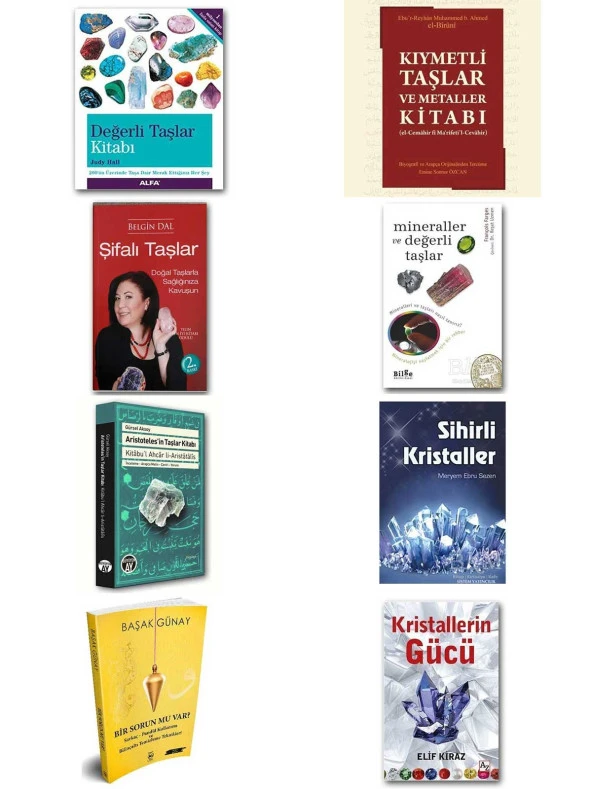 Değerli Taşlar Eğitim Kitapları Seti - 8 Kitap