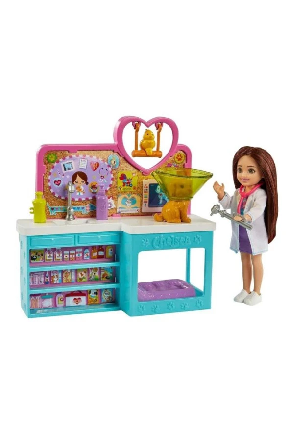 Mattel Chelsea Meslekler Öğreniyor Veteriner HGT12 - 2