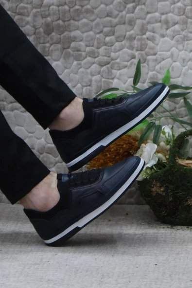 Mehmet Mete 42201 Lastik Bağçıklı Rahat İç Ve Dış Hakiki Deri Erkek Ayakkabı - Resim 11