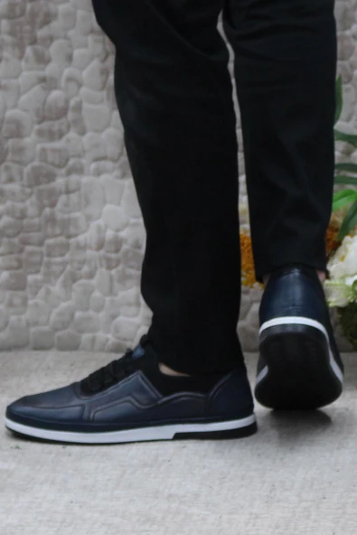 Mehmet Mete 42201 Lastik Bağçıklı Rahat İç Ve Dış Hakiki Deri Erkek Ayakkabı - Resim 10