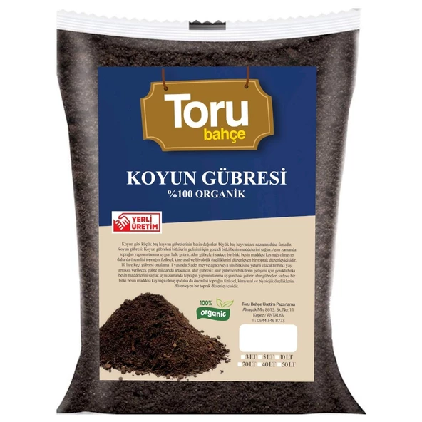 Toru Bahçe Koyun Gübresi 40 lt