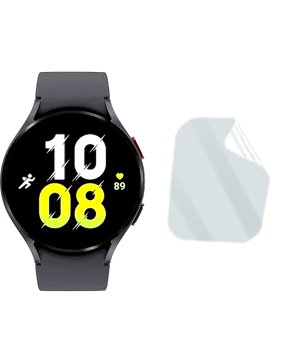 Samsung Galaxy Watch 5 44mm Saat Uyumlu Uv Nano Kırılmaz Cam Ekran Koruyucu Film 8684609286557