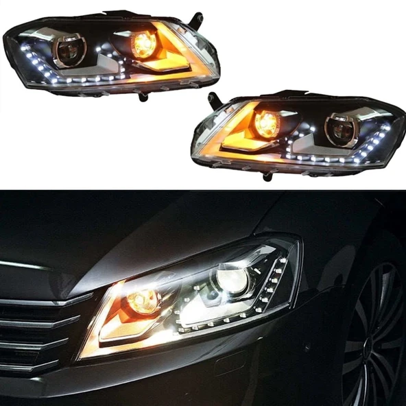 AUTOGP Vw passat b7 ön far lambası ledli highline model 2011 / 2014 - 3