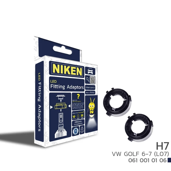 NİKEN H7 VW GOLF 6-7 (L07) Led xenon montaj aparatı adaptörü