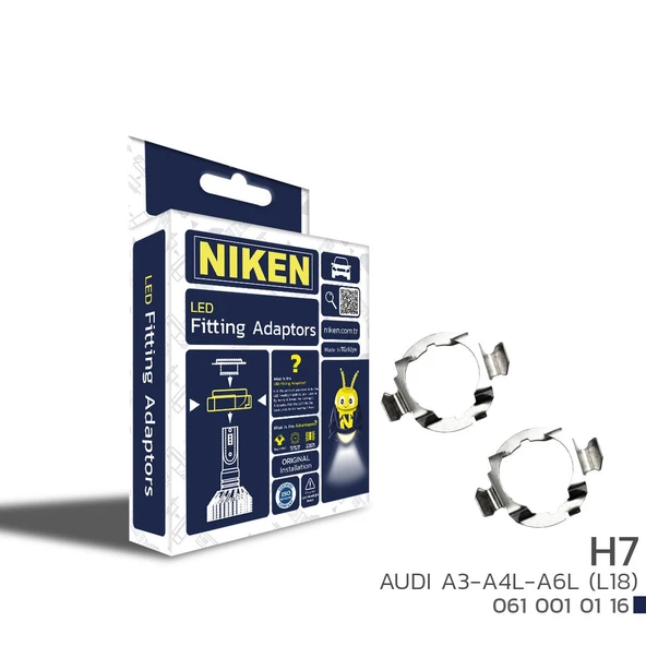 H7 AUDI A3 - A4L-A6L (L18) Led xenon montaj aparatı adaptörü