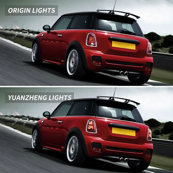AUTOGP Mini cooper r56 stop lambası ledli british flag 2008 / 2014 kırmızı - 3