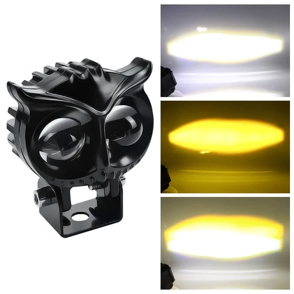 Space Offroad sis lambası 40w beyaz-amber çakarsız adet 12-30v / LASS295 ürün görseli 1