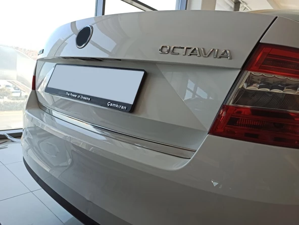 Autogp SKODA OCTAVIA 2015-2019 BAGAJ ÇITASI KROM - 3