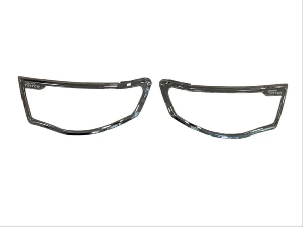 AUTOGP MITSUBISHI L200 2008-2011 FAR CERCEVE KAPLAMA KROM - 2