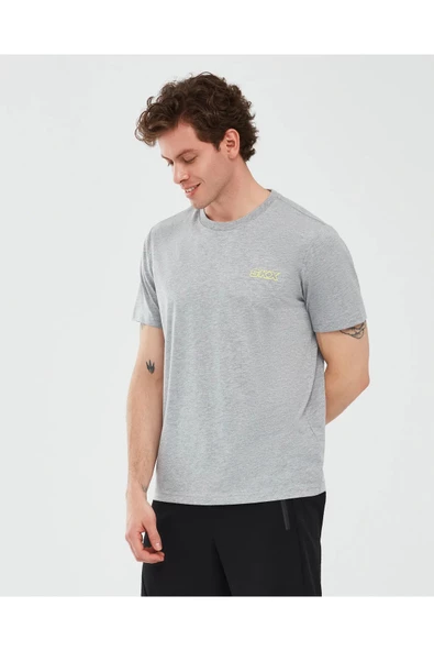 Skechers S241054-036 Graphic M Sleeve Erkek Spor Tişört - Resim 3