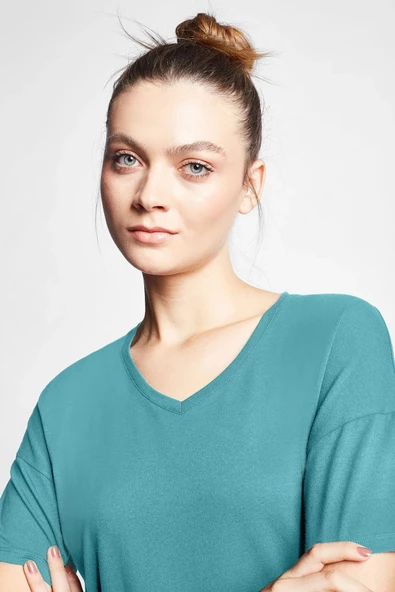 Lescon 24BTBB002215-011 Kadın Spor Tişört - 4