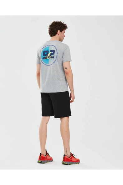 Skechers S241054-036 Graphic M Sleeve Erkek Spor Tişört - Resim 6