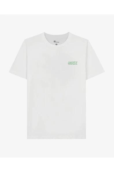 Skechers S241054-102 Graphic M Sleeve Erkek Spor Tişört - 7