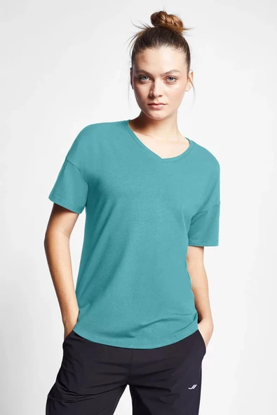 Lescon 24BTBB002215-011 Kadın Spor Tişört