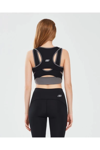 Skechers S241110-001 Performance Coll. W Mid Support Kadın Sporcu Sütyeni - 3