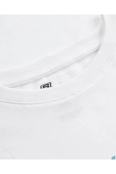 Skechers S241199-100 Graphic W Sleeve Kadın Spor Tişört - Resim 8