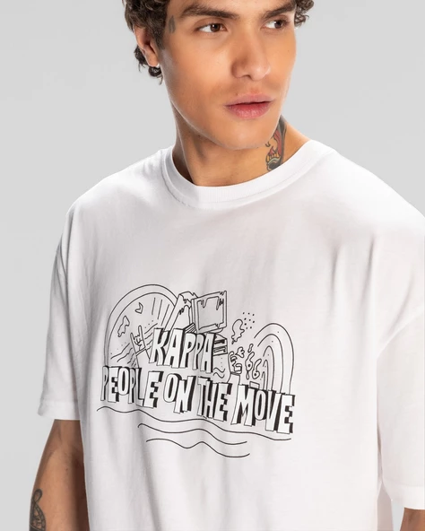 Kappa 321W7VW001 Logo Fred Erkek Spor Tişört - Resim 4