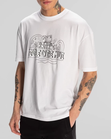 Kappa 321W7VW001 Logo Fred Erkek Spor Tişört - Resim 2