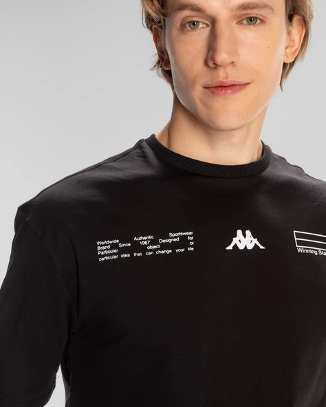 Kappa 341R3HW005 Authentic Alvin Erkek Spor Tişört - 4