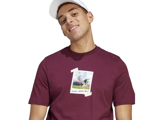 Adidas IS9045 M All Day I Tee Erkek Tişört - Resim 5