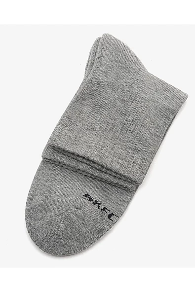 Skechers S192136-900 U Skx Padded Mid Cut Socks 3 Pack Unisex Çorap - 5