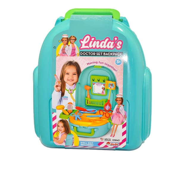 03843 Linda'nın Doktor Set Sırt Çantası