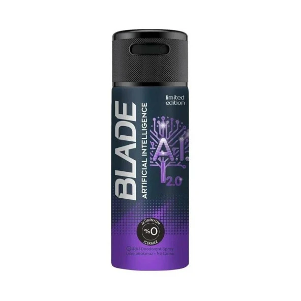 Blade Artificial Intelligence Deodorant Sprey 2.0 150 ml