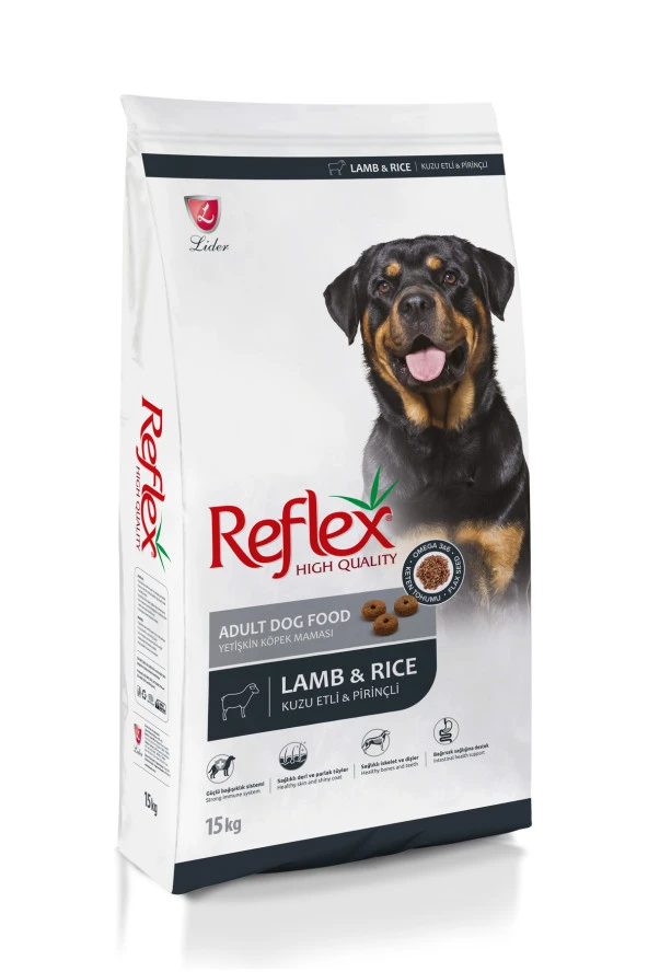 Reflex Kuzu Etli Büyük Irk Köpek Maması 15 Kg