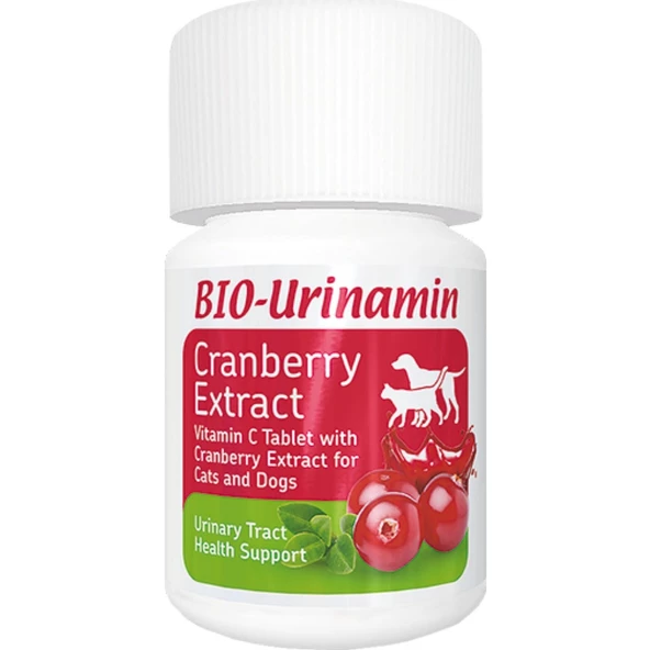 Biopetactive Urinamin Kedi ve Köpek Vitamin C 40 Tablet 12 gr