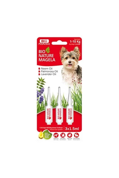 Biopetactive Nature Magela Köpek Damlası Bit Ve Pire 1-10 Kg