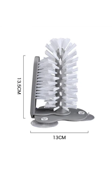 Bardak Tabak Cam Şişe Fırçası – Çok Fonksiyonlu Bulaşık Yıkama ve Temizleme Fırçası, Biberon Fırça - 2