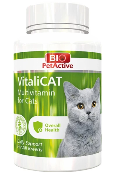 Biopetactive Vitalicat Kediler Için Multivitamin 150 Tablet