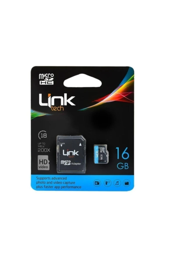 Linktech 16gb Hafıza Kartı Micro Sd M104 Class 10