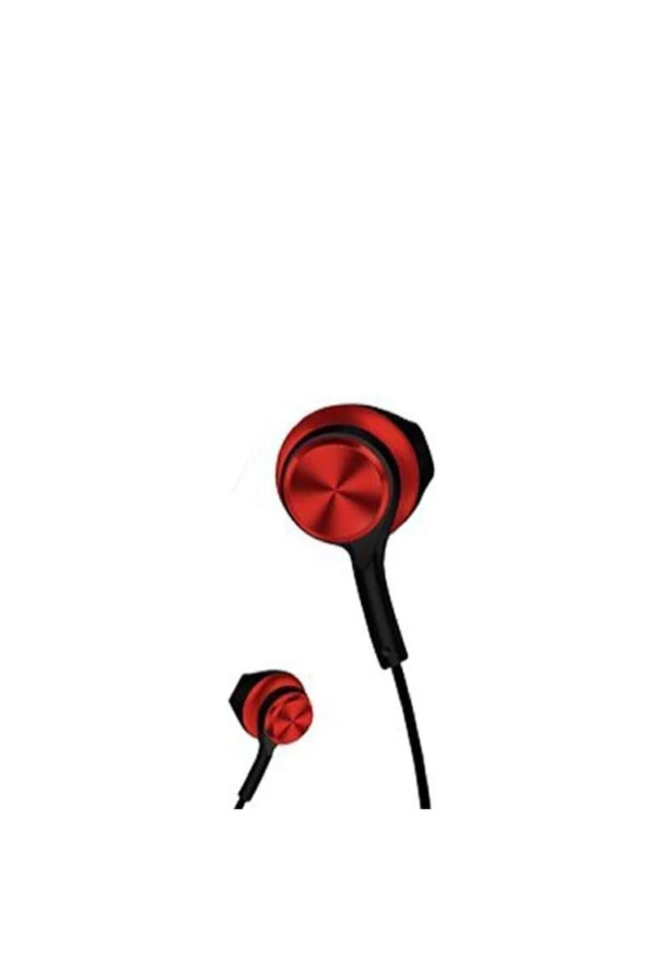 H70 Uyumlu Mikrofonlu Premium Stereo Ses Kalitesi Kulak Içi Kulaklık Kırmızı